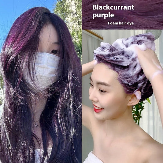 🎨 Crème Colorante Cheveux Bubble Dyed – Cassis Violet à Domicile