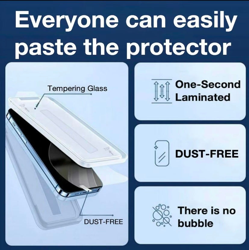 ✨ 2 Pack Protection Écran iPhone 14/15 Pro/Plus/Max – Verre Mat HD, Anti-Reflet & Anti-Traces