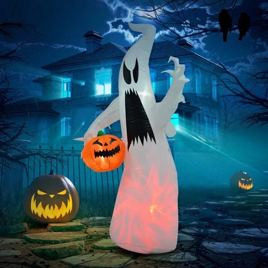 Décoration d’Halloween gonflable avec LED – Effet garanti !
