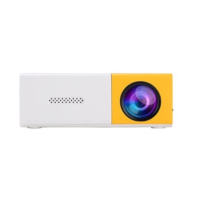 Mini Projecteur YG300 – Compact, Jaune & Haute Définition