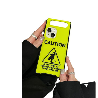 ✨ Coque Téléphone Cartoon Anti-Chute – Motif Panneau Lumineux