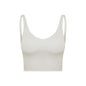 Summer Pure Color Ribbon Chest Pad Nude Feel Back-shaping Running Fitness