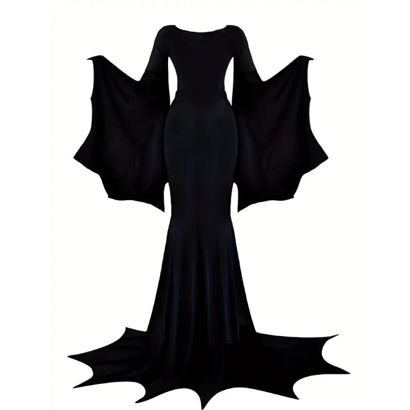 ️ Costume Halloween Sorcière Femme – Robe Élégante pour Fête et Carnaval