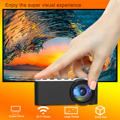 ✨ Projecteur Mini Portable YT100 – Cinéma HD sans fil à la maison et sur téléphone