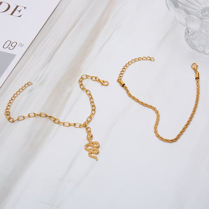 ✨ Bracelet Double Cercle – Élégance et Originalité