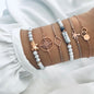 🌸 Lot Bracelets Bohèmes – Perles & Charms Vintage Femme