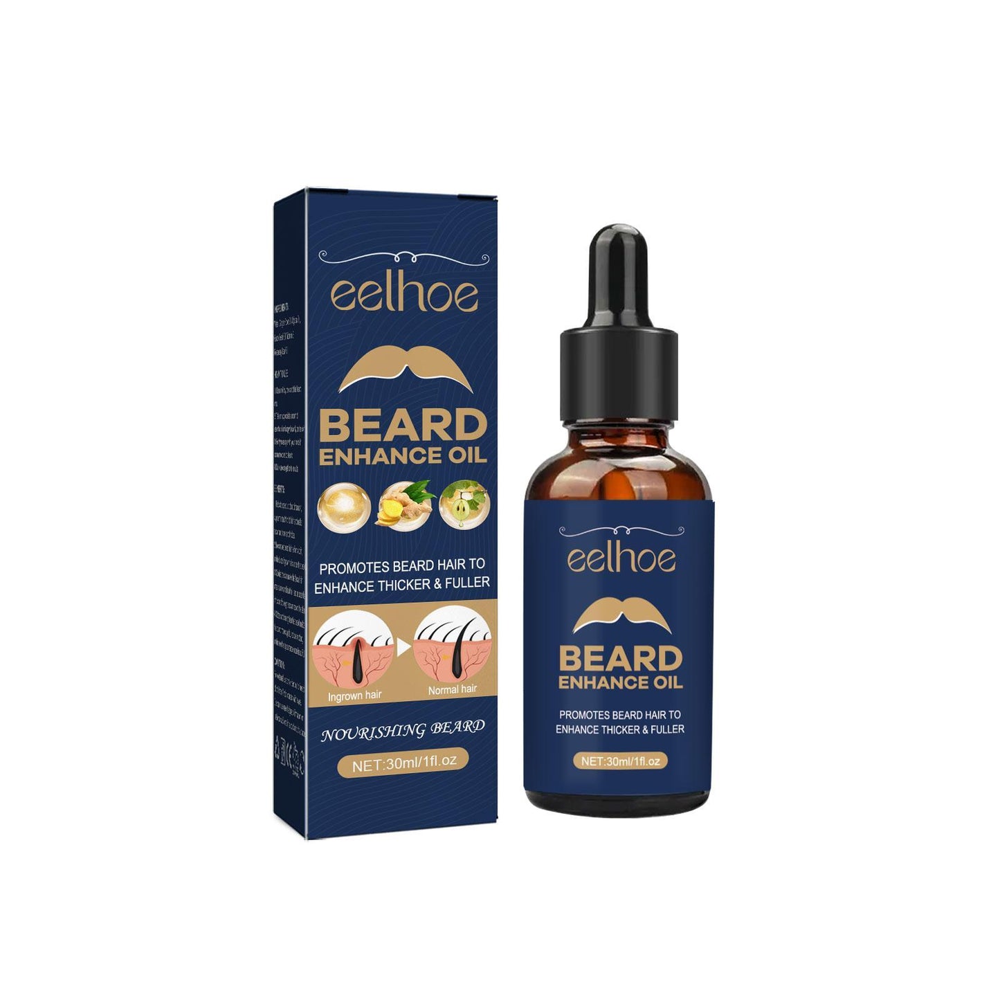 💎 Croissance et Brillance – Huile Barbe Professionnelle