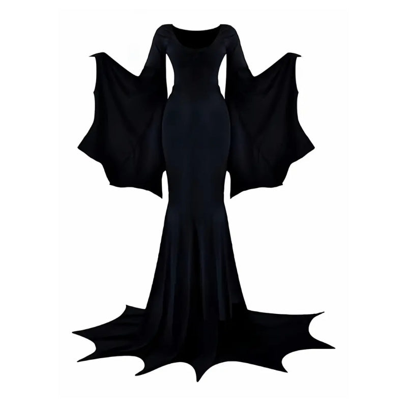 ️ Costume Halloween Sorcière Femme – Robe Élégante pour Fête et Carnaval