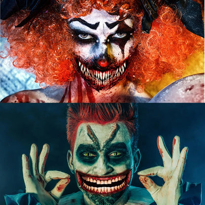 Stickers Visage Halloween – Effet Réaliste et Effrayant pour Soirées