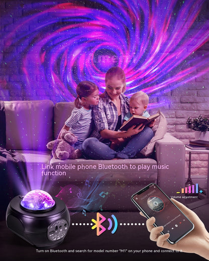 Projecteur Ciel Étoilé Musical – Lampe de Nuit Intelligente