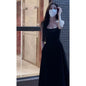 New Strap Sleeveless French Style Small First Love Waist-slimming Long Dress