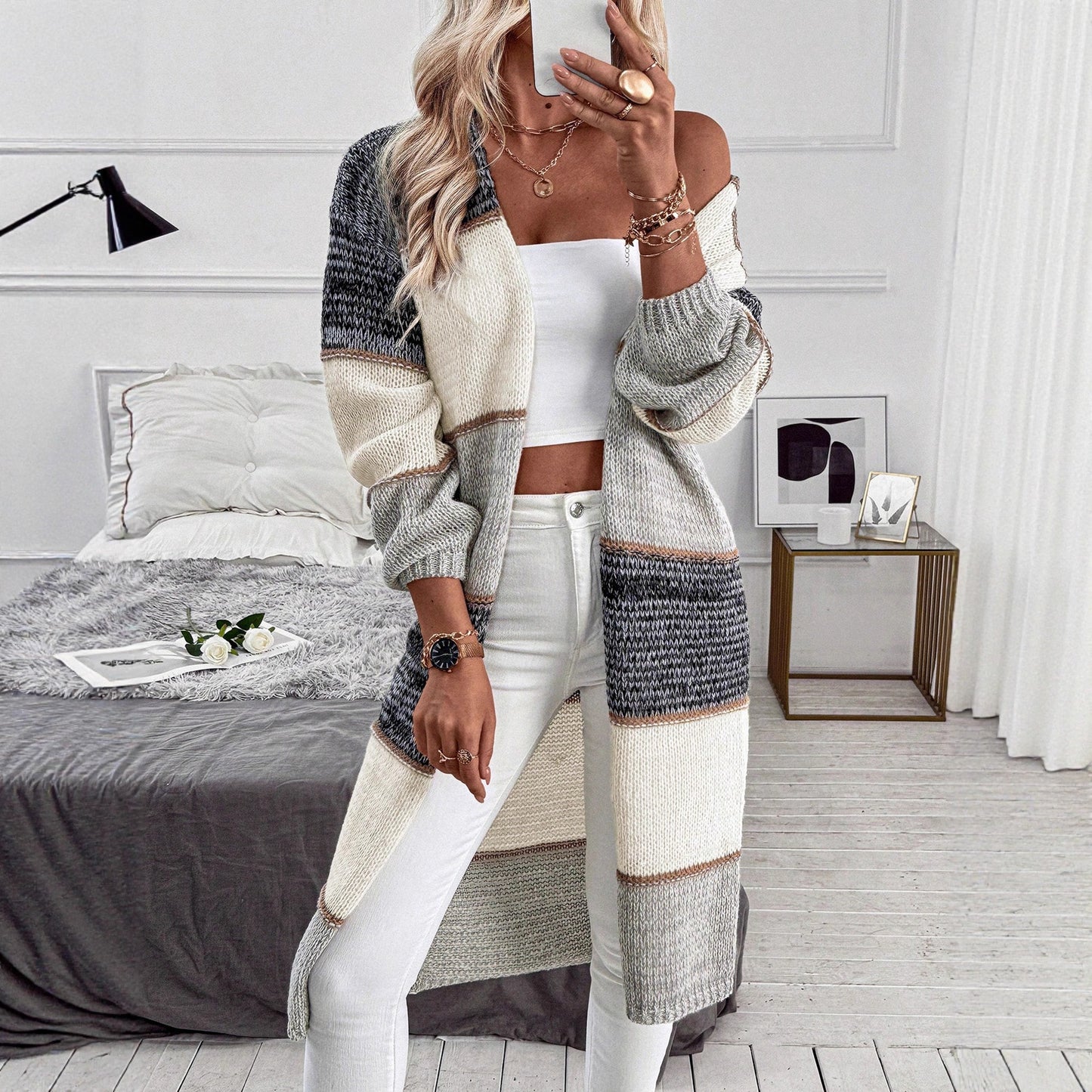 Cardigan Femme Chic & Confortable – Look Coloré et Moderne