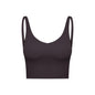 Summer Pure Color Ribbon Chest Pad Nude Feel Back-shaping Running Fitness