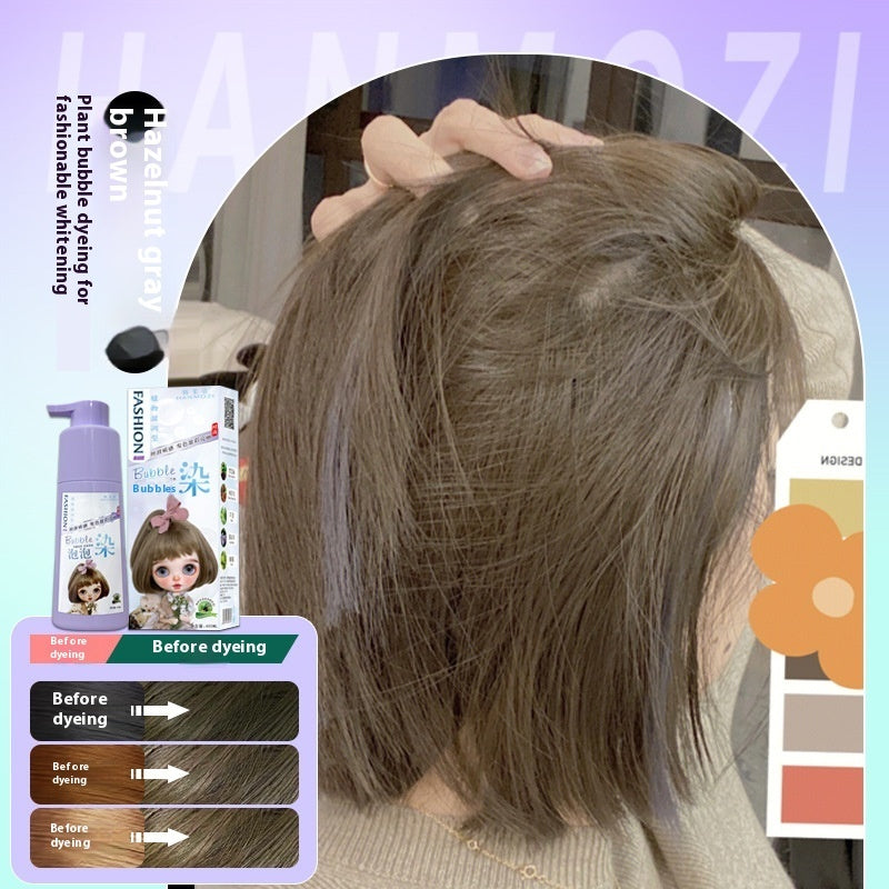 🎨 Crème Colorante Cheveux Bubble Dyed – Cassis Violet à Domicile