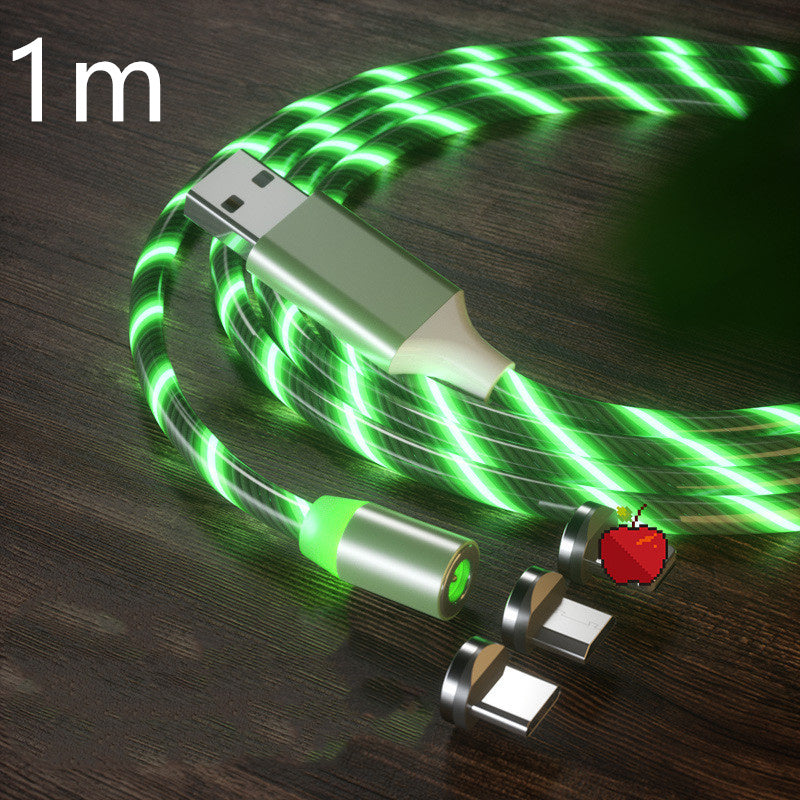 ✨ Fast Charging Cable – LED & Magnet Magic