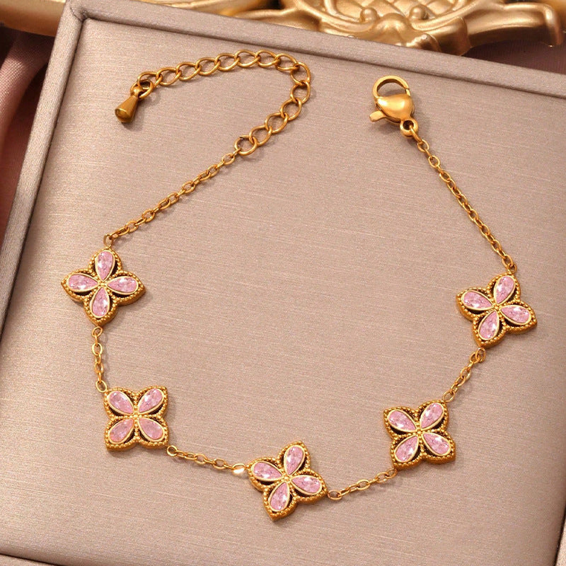🌟 Bracelet Femme en Zircon – Chic et Raffiné