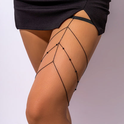 💖 Jambe Élégante – Accessoire Métallique Unique