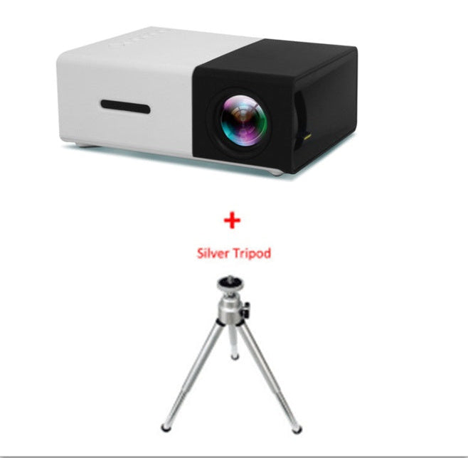 ✨ Projecteur Mini LED 1080P – Cinéma Haute Définition à la Maison ou en Déplacement 
