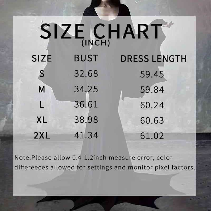 ️ Costume Halloween Sorcière Femme – Robe Élégante pour Fête et Carnaval