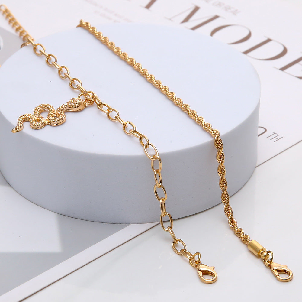 ✨ Bracelet Double Cercle – Élégance et Originalité