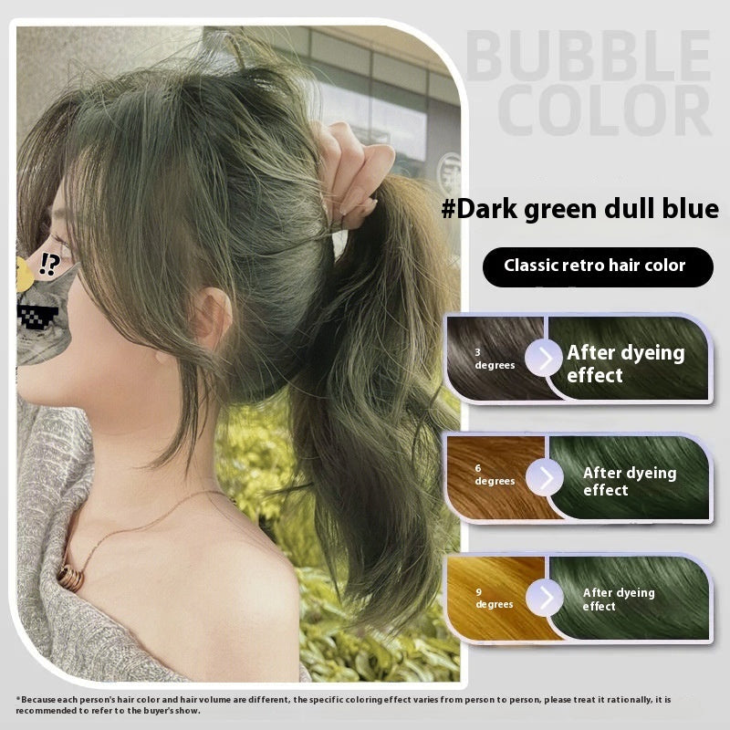 🎨 Crème Colorante Cheveux Bubble Dyed – Cassis Violet à Domicile