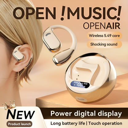 ✨ Fall Open – Écouteurs Sans Fil Légers avec Boîtier, Réduction de Bruit et Bluetooth