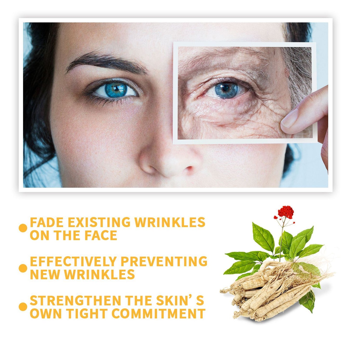 🌿 Anti-Âge Ginseng – Éclat et Fermeté