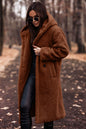 ✨ Manteau Long Femme Automne-Hiver – Teddy Douillet en Fausse Laine, Élégant et Chaud