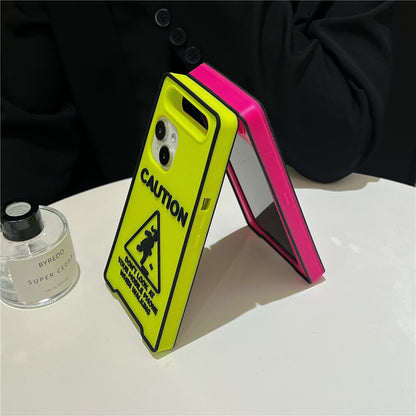 ✨ Coque Téléphone Cartoon Anti-Chute – Motif Panneau Lumineux