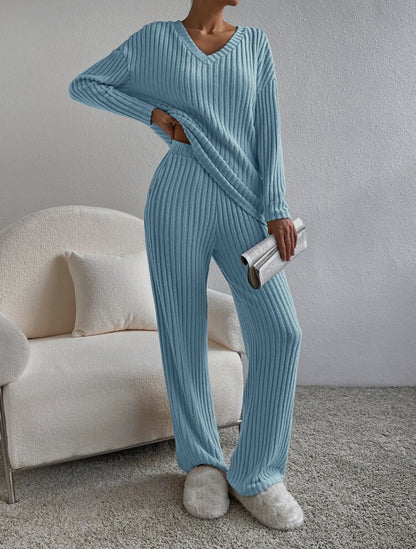 Loose Women's Pants Set, Two-piece Set