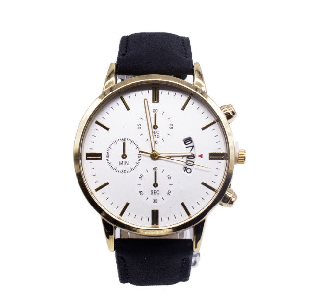 ⏱ Montre Homme Quartz – Élégante & Business avec Calendrier
