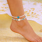 🌸 Bracelets de Cheville Perles – Style Été Femme