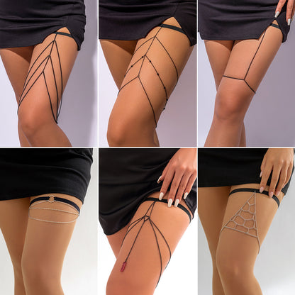💖 Jambe Élégante – Accessoire Métallique Unique
