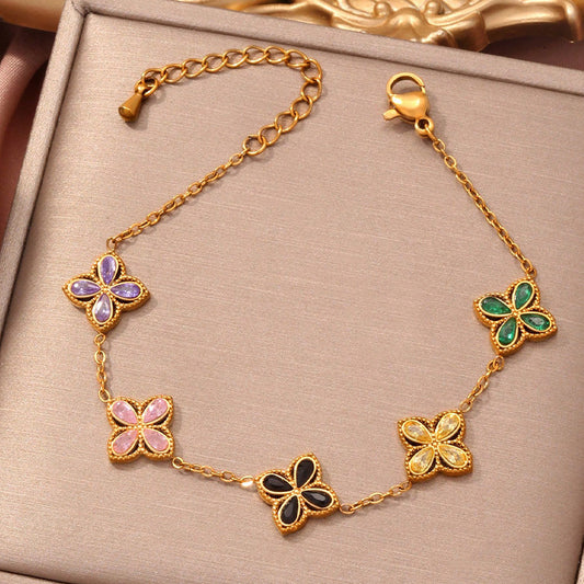 🌟 Bracelet Femme en Zircon – Chic et Raffiné