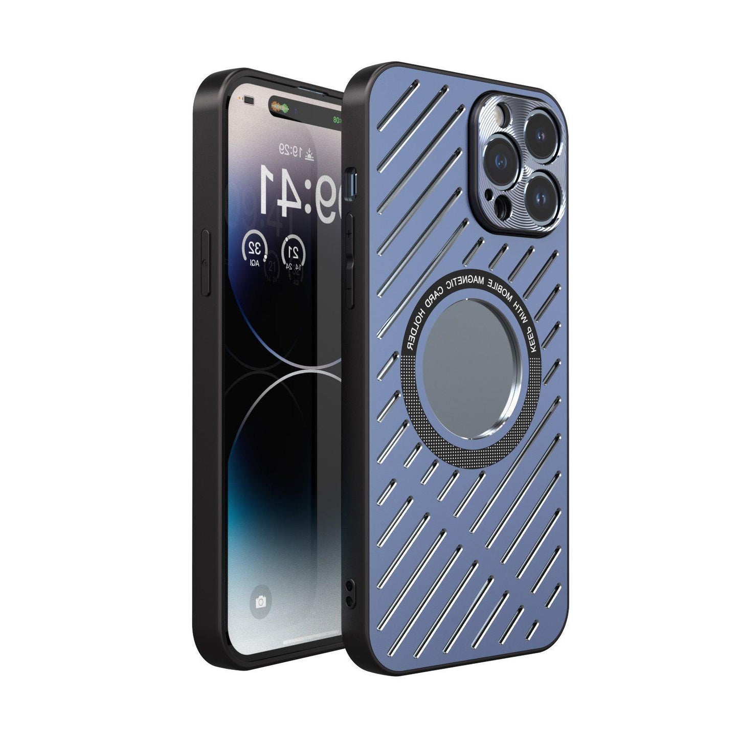 ✨ Coque Métal Tout-en-Un – Respirante, Anti-Chute et Protectrice