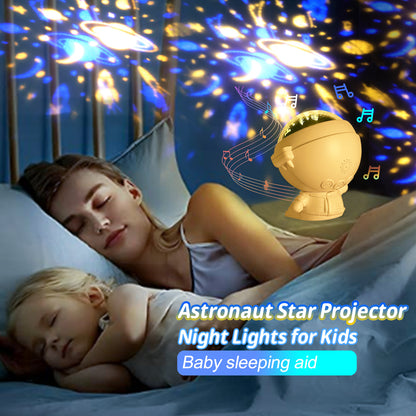 Lampe Astronaute Projecteur Galaxie – Nuit Étoilée Magique ✨