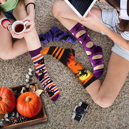 Chaussettes Originales Halloween – Cadeau Idéal pour Tous