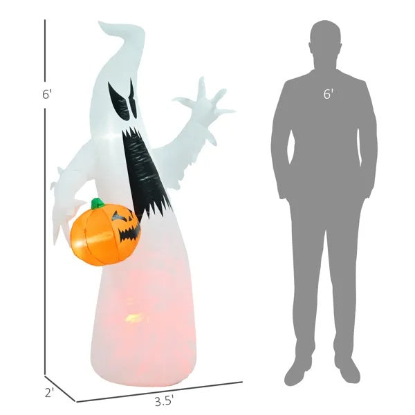 Décoration d’Halloween gonflable avec LED – Effet garanti !