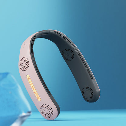 Ventilateur Tour de Cou Sans Hélice – Fraîcheur Portable & Silencieuse