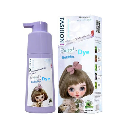 🎨 Crème Colorante Cheveux Bubble Dyed – Cassis Violet à Domicile